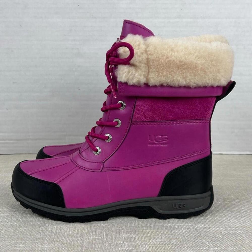 UGG Suede‎ Butte Pink Snow Boots Womens Sz 6